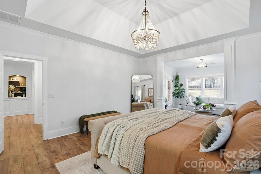 Furnished interior view inside a new home in , Monroe (Image 27).