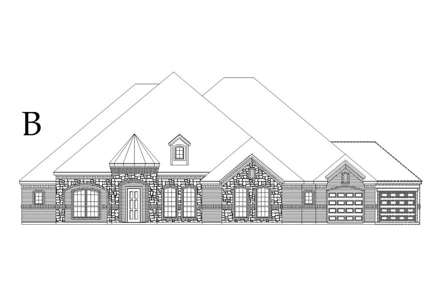 Representative rendering of the exterior for the Blackburn by Windsor Homes (Image 4).