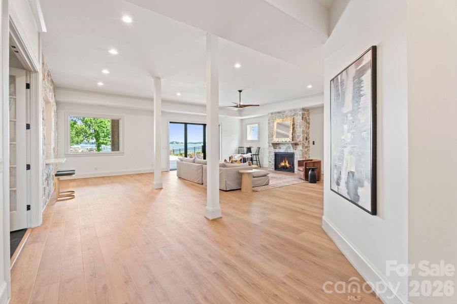 Lower level is built for entertaining! Gym, media room game room, bar area, plus 2 guest suites.