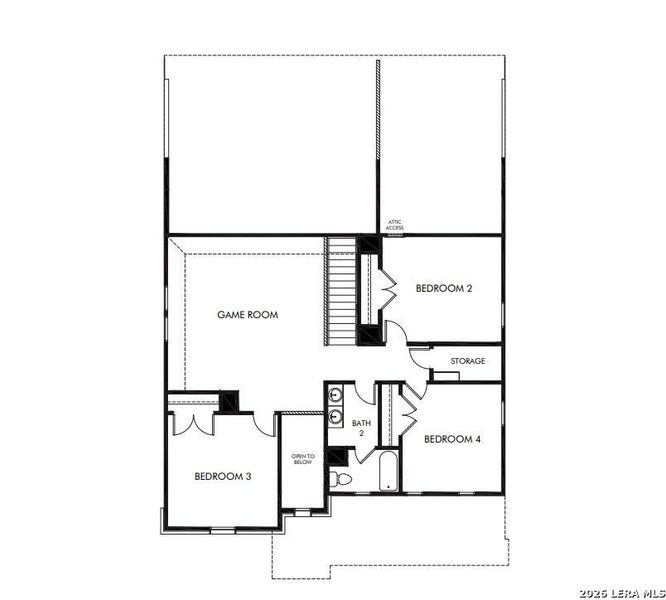 2D floor plan layout of this home in Legendary Trails - Classic Series, Cibolo, TX (Image 3). 2D floor plan layout of this home in Legendary Trails - Classic Series, Cibolo, TX (Image 3).