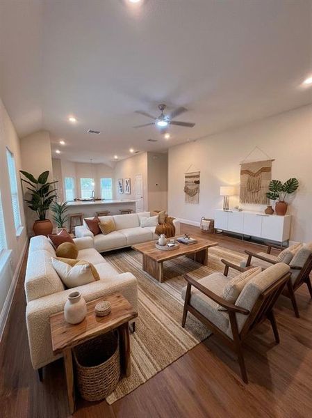 Furnished interior view inside a new home in , Dallas (Image 5).