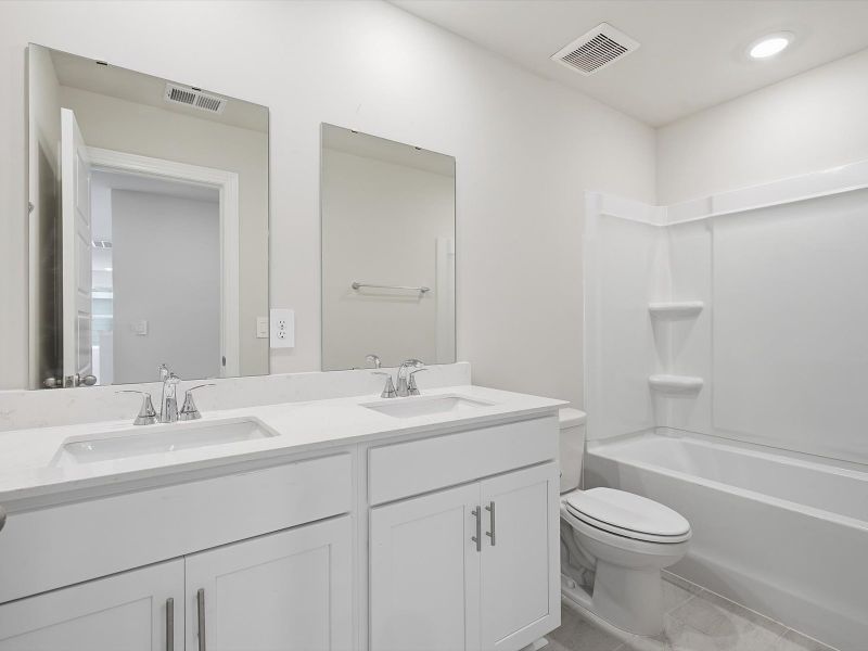 Furnished interior view inside a new home in Southwell Commons, Anderson (Image 7). Furnished interior view inside a new home in Southwell Commons, Anderson (Image 7).