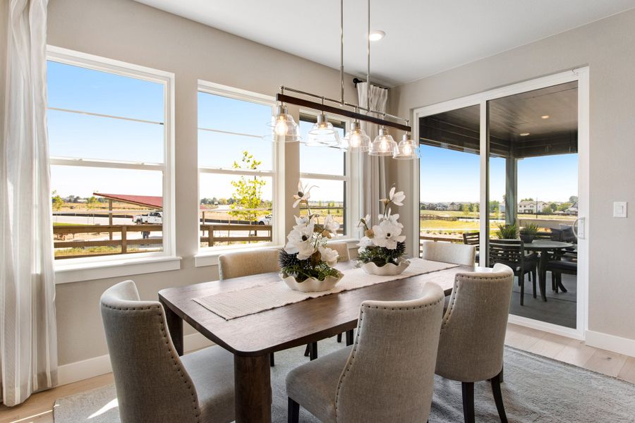 Representative furnished interior of a home built from the The Torin by Tri Pointe Homes in Cordovan, Firestone (Image 14). Representative furnished interior of a home built from the The Torin by Tri Pointe Homes in Cordovan, Firestone (Image 14).