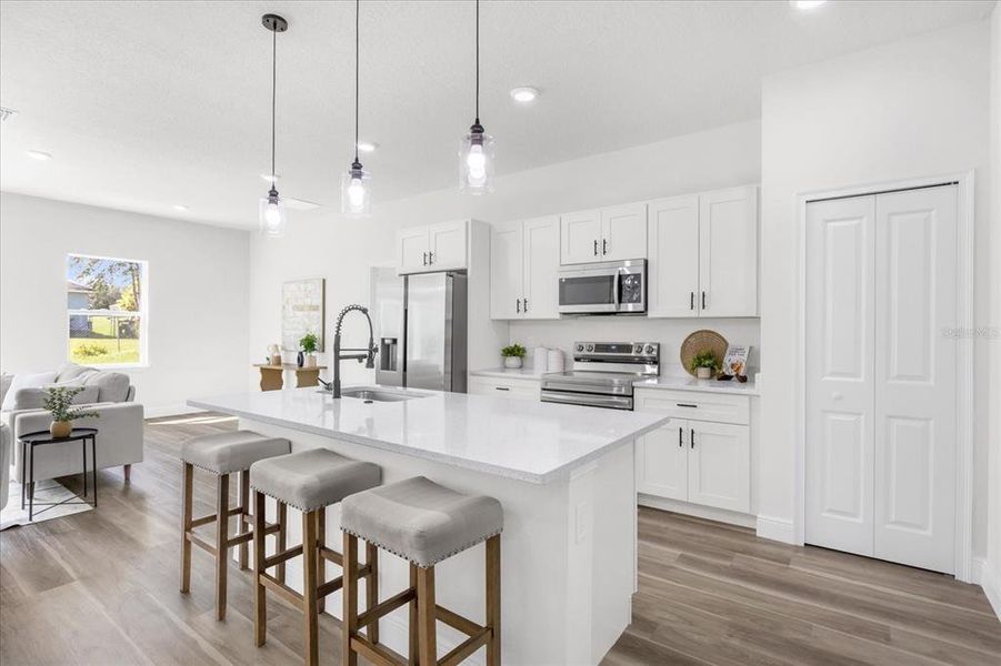 Furnished interior view inside a new home in , Ocala (Image 4). Furnished interior view inside a new home in , Ocala (Image 4).