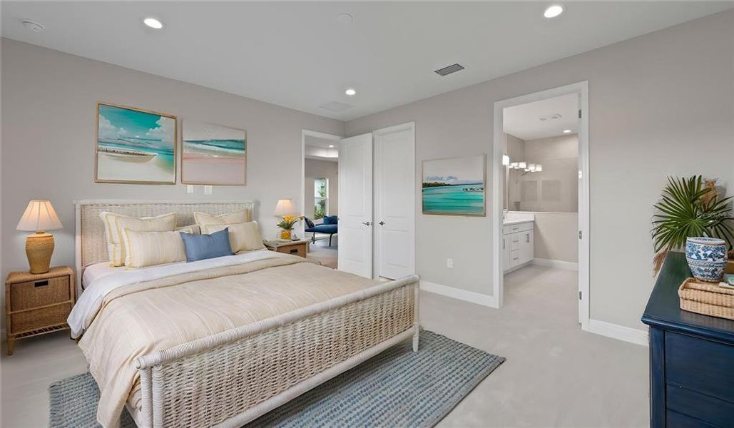 Furnished interior view inside a new home in Verandah, Fort Myers (Image 8). Furnished interior view inside a new home in Verandah, Fort Myers (Image 8).