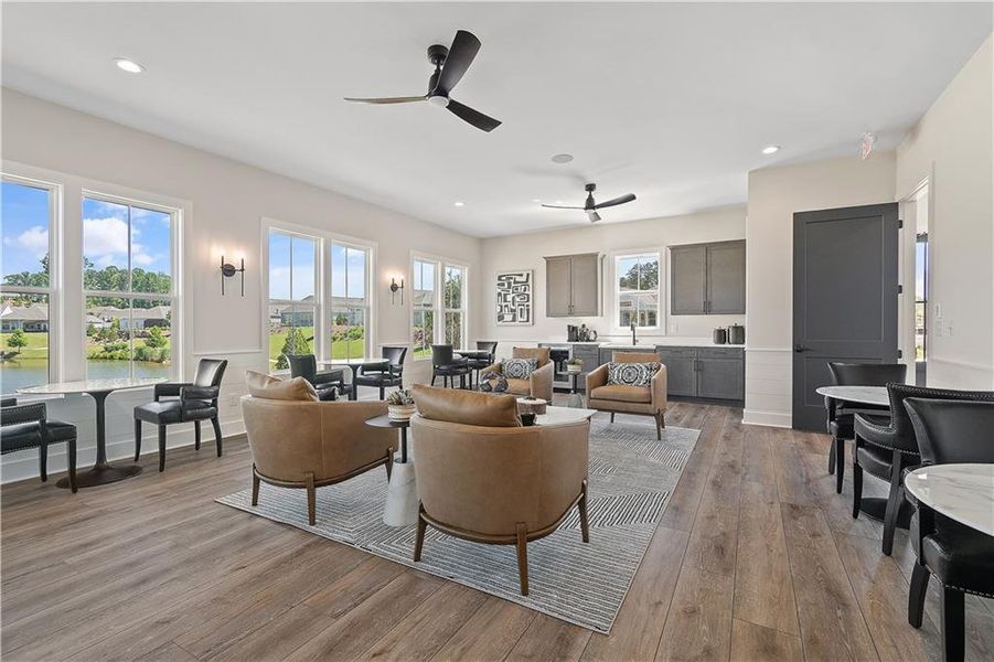 Furnished interior view inside a new home in , Hiram (Image 9).