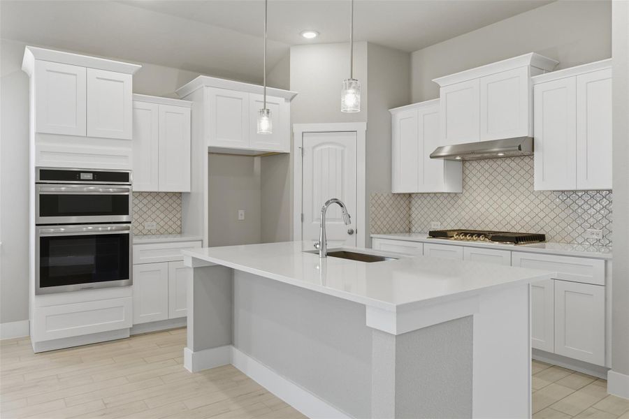 Furnished interior view inside a new home in Enclave at Cele, Pflugerville (Image 5).