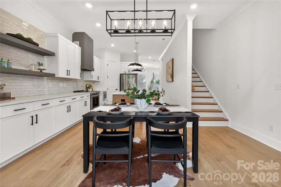 Furnished interior view inside a new home in , Charlotte (Image 34).
