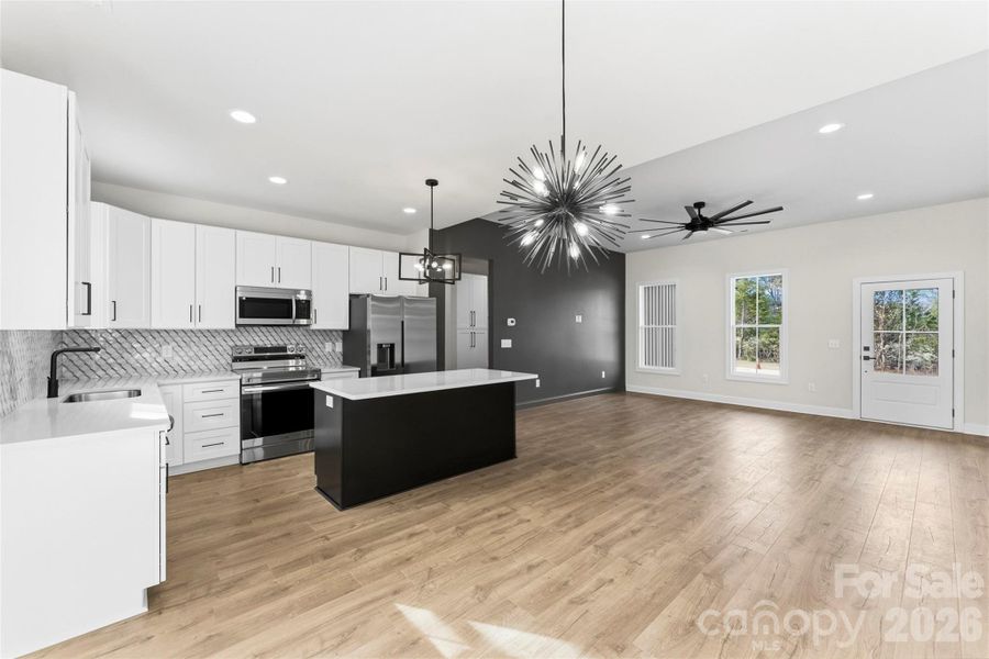 Furnished interior view inside a new home in , China Grove (Image 5).