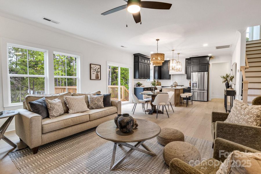 Furnished interior view inside a new home in , Kannapolis (Image 8).