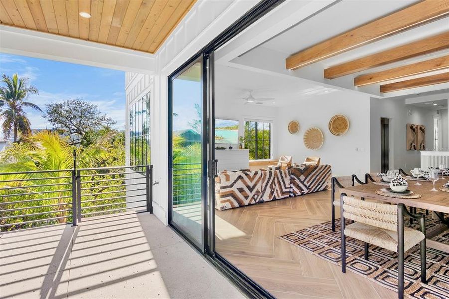 Exterior details and patio area of a home in , Sarasota (Image 26).