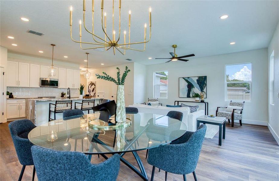 Furnished interior view inside a new home in , Palm Harbor (Image 14).