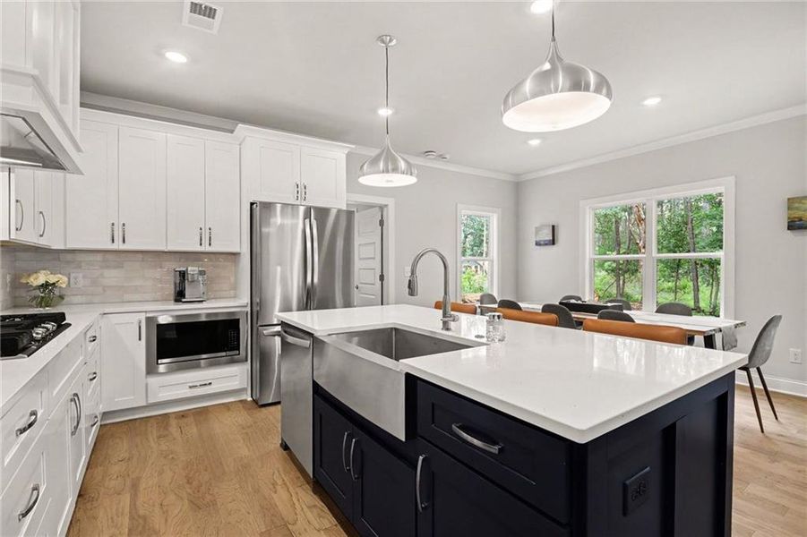 Furnished interior view inside a new home in , Marietta (Image 17).