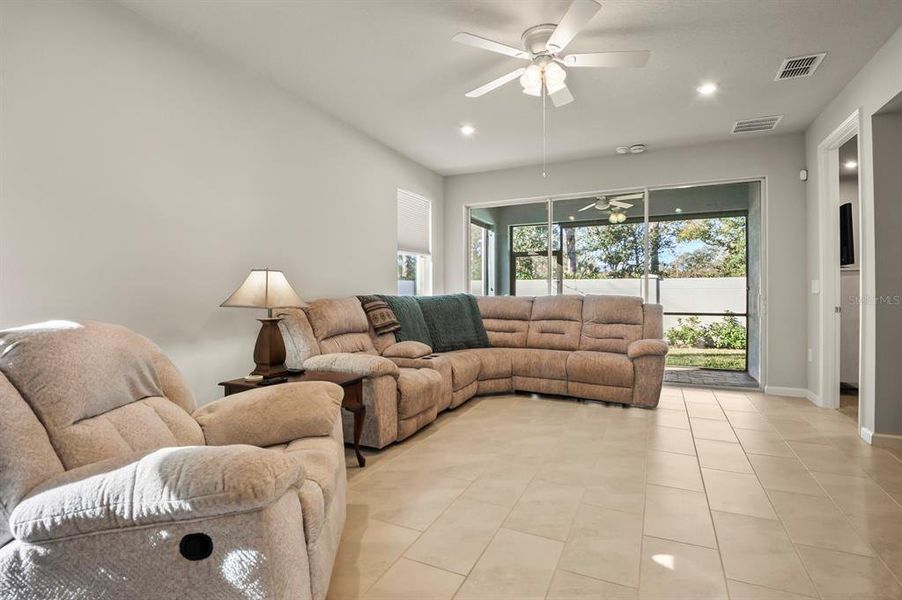 Furnished interior view inside a new home in , Sun City Center (Image 9). Furnished interior view inside a new home in , Sun City Center (Image 9).