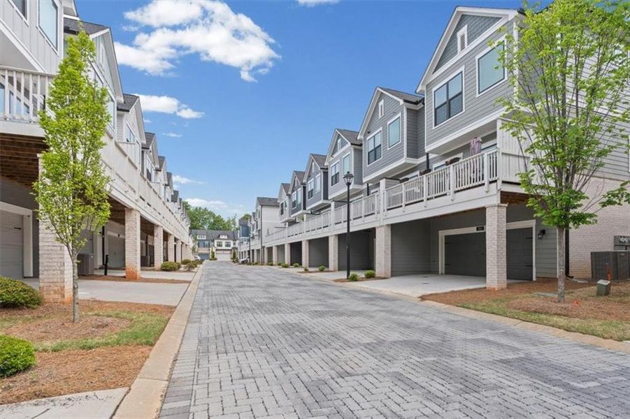 Front exterior of a new home in , Roswell, GA, highlighting curb appeal (Image 27).