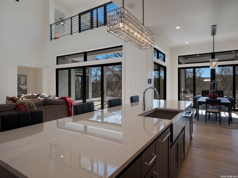 Furnished interior view inside a new home in , Bulverde (Image 4).