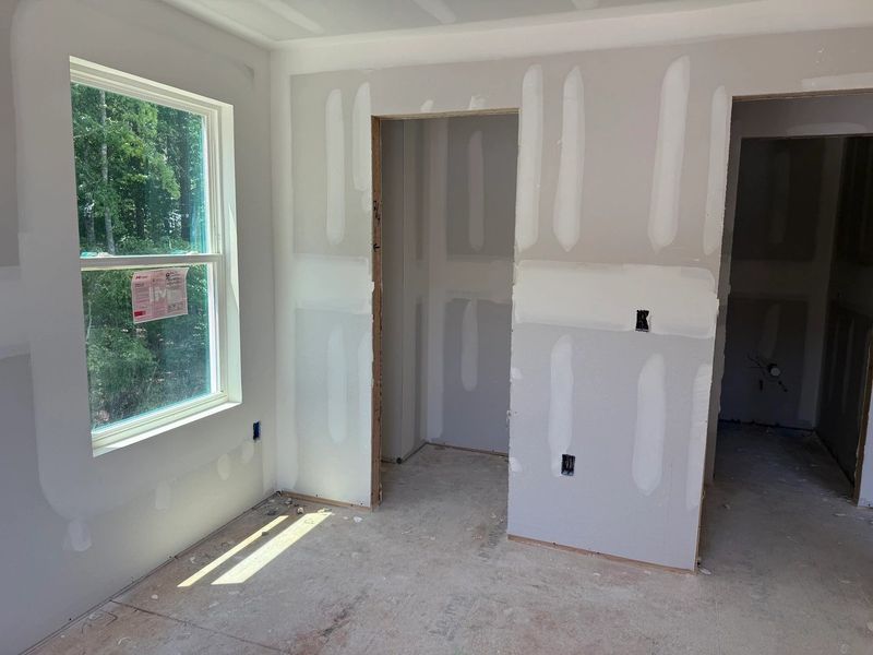 In-progress construction of a new home in Towns at The Point, Rolesville, NC (Image 18).