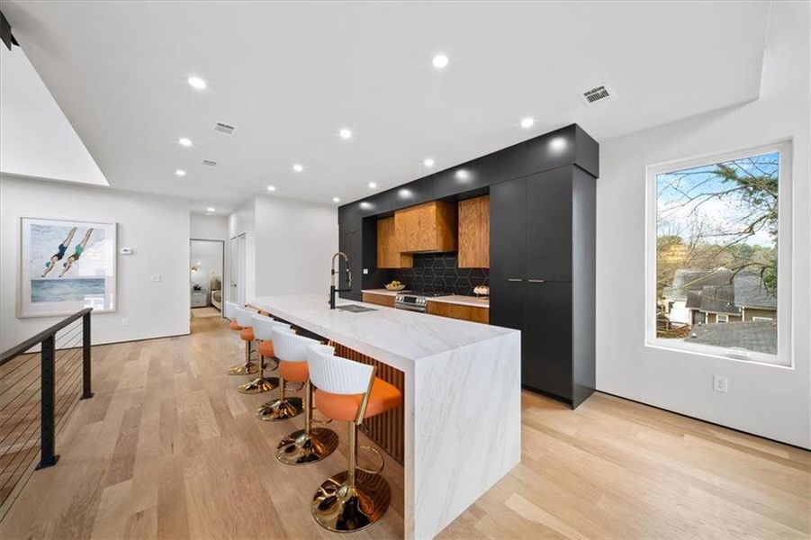 Furnished interior view inside a new home in , Atlanta (Image 6).