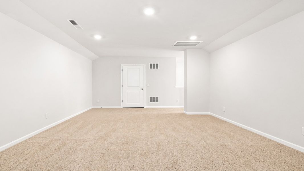 Spacious, unfurnished interior of a new home in The Villas at Kinsley, Jamestown (Image 13). Spacious, unfurnished interior of a new home in The Villas at Kinsley, Jamestown (Image 13).