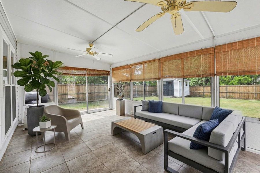 Exterior details and patio area of a home in , North Charleston (Image 25).