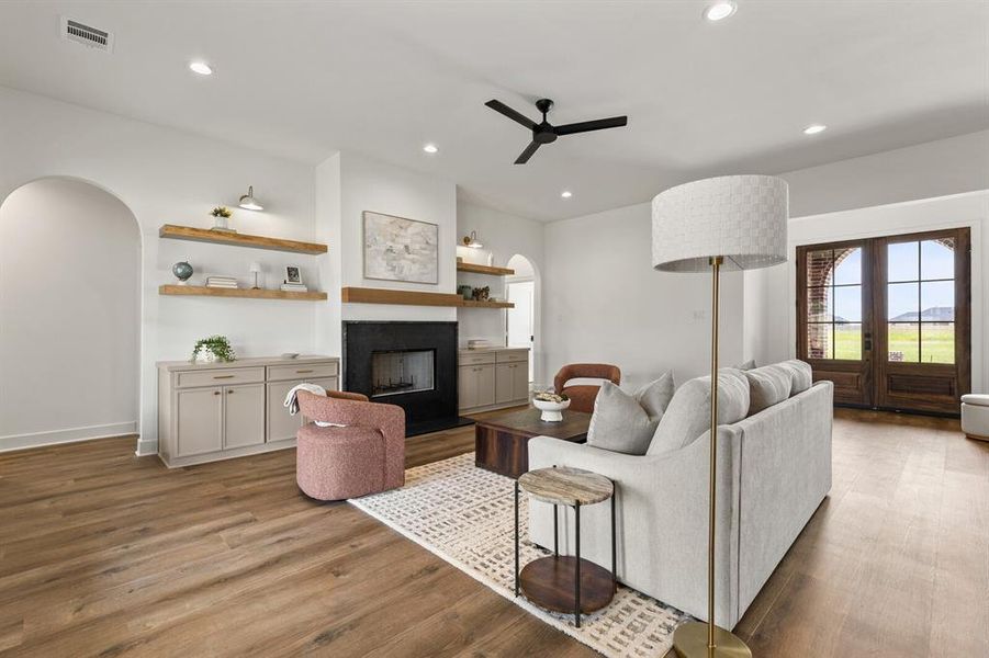 Furnished interior view inside a new home in , Robinson (Image 10).
