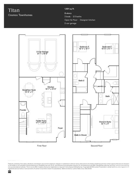 Titan Floorplan