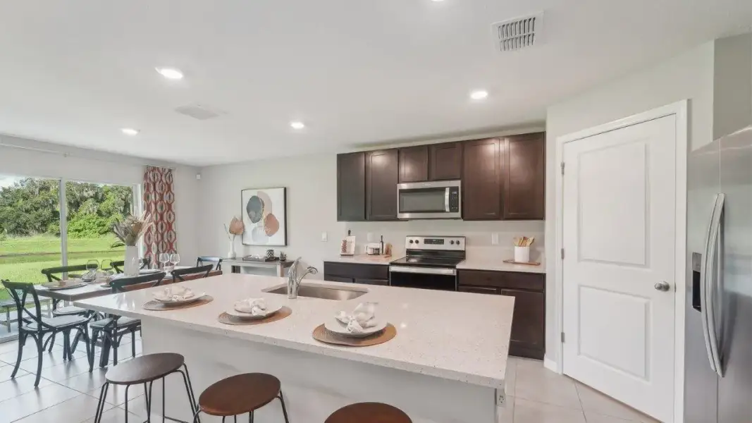 Furnished interior view inside a new home in Balm Grove, Wimauma (Image 5).