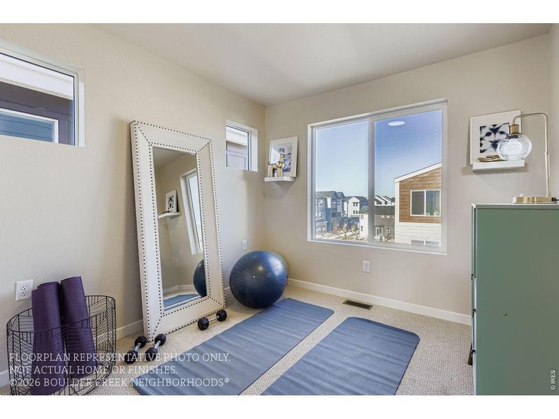 Furnished interior view inside a new home in Baseline, Broomfield (Image 17).