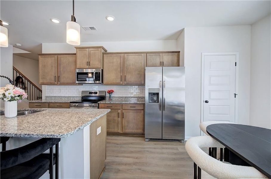 Furnished interior view inside a new home in , Cartersville (Image 15).