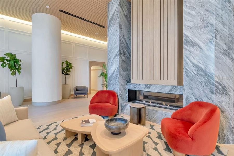 Furnished interior view inside a new home in , Tampa (Image 17).