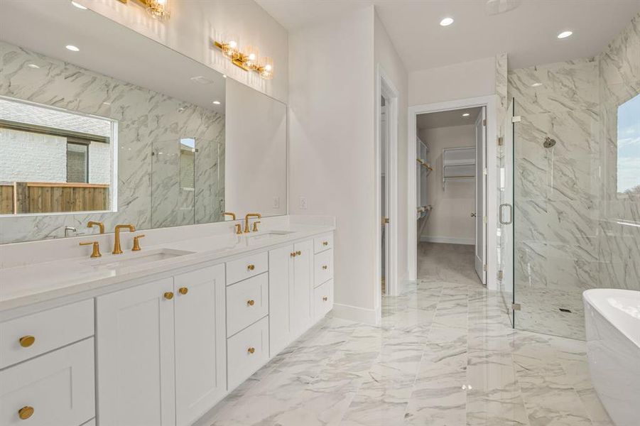 Furnished interior view inside a new home in The Grove, North Richland Hills (Image 6).