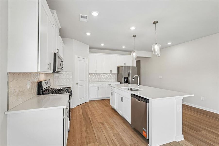 Furnished interior view inside a new home in Northwoods at Mirror Lake, Villa Rica (Image 20).