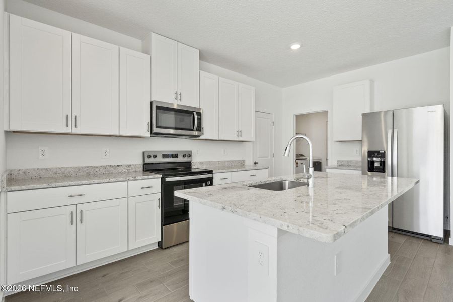 Furnished interior view inside a new home in Cypress Meadows - Classic Series, Jacksonville (Image 11). Furnished interior view inside a new home in Cypress Meadows - Classic Series, Jacksonville (Image 11).