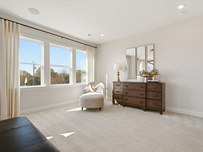 Representative furnished interior of a home built from the Aster by Tri Pointe Homes in Ross Farms, Charlotte (Image 38).