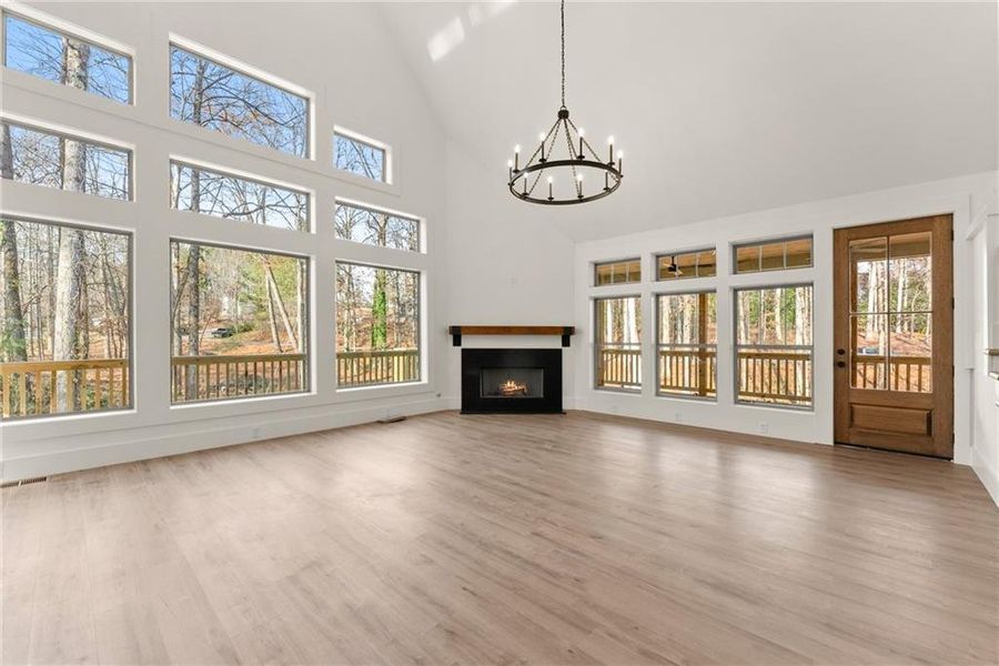 Spacious, unfurnished interior of a new home in , Dawsonville (Image 39).