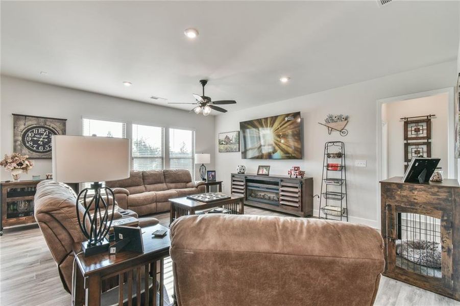 Furnished interior view inside a new home in , Hoschton (Image 27).