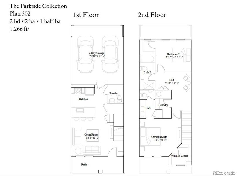 2D floor plan layout of this home in Newlin Crossing, Parker, CO (Image 3). 2D floor plan layout of this home in Newlin Crossing, Parker, CO (Image 3).