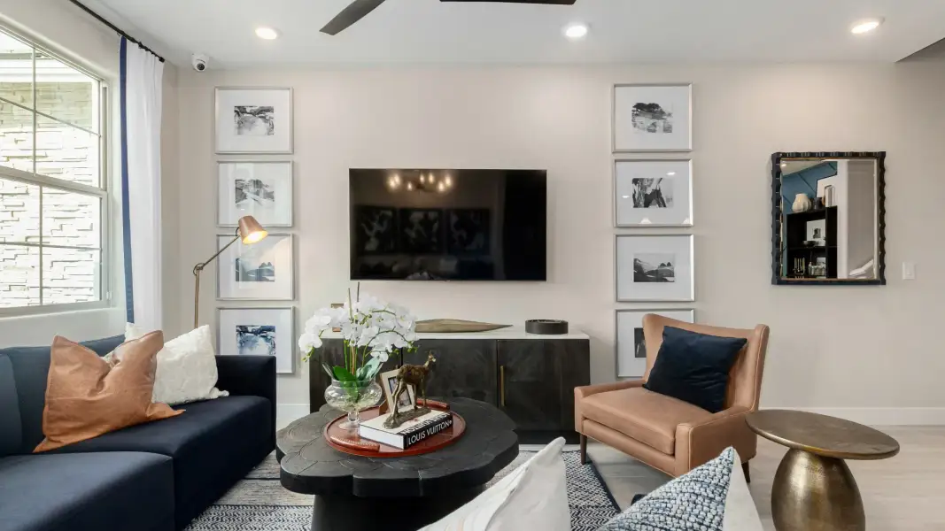 Furnished interior view inside a new home in Flora at Surprise City Center, Surprise (Image 9).