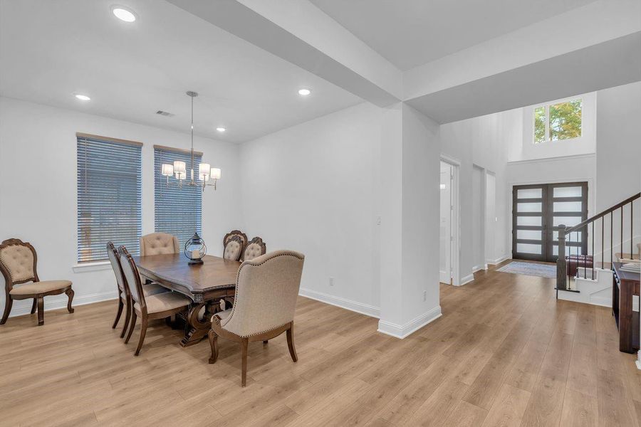 Furnished interior view inside a new home in The Highlands - 65', Porter (Image 30). Furnished interior view inside a new home in The Highlands - 65', Porter (Image 30).