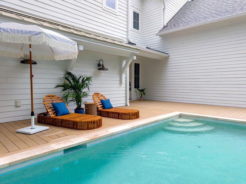 Exterior details and patio area of a home in , Isle Of Palms (Image 34). Exterior details and patio area of a home in , Isle Of Palms (Image 34).