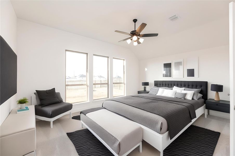 Furnished interior view inside a new home in Jordan Ranch, Fulshear (Image 10).