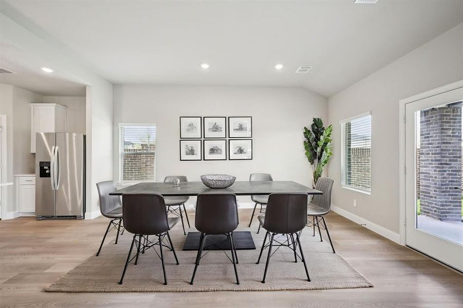Furnished interior view inside a new home in Eastridge - Signature Series, McKinney (Image 5).