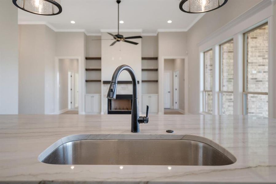 Close-up of interior finishes inside a home in , Waco (Image 21).