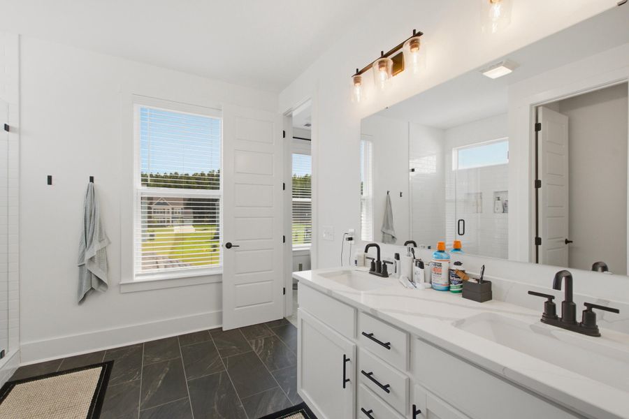 Furnished interior view inside a new home in Homecoming, Ravenel (Image 17).