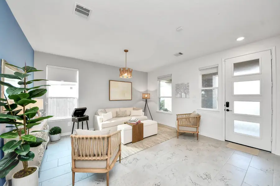 Furnished interior view inside a new home in , Cypress (Image 37).