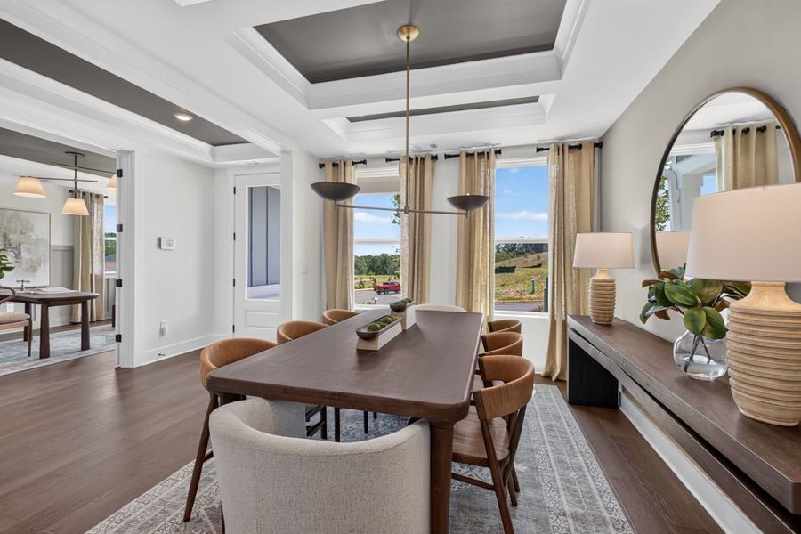 Representative furnished interior of a home built from the Newlyn by Pulte Homes in Windsor Court, Fayetteville (Image 40).