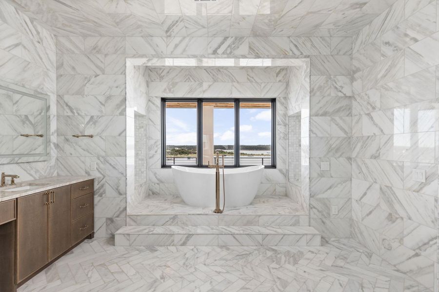 Furnished interior view inside a new home in , Lakeway (Image 6).