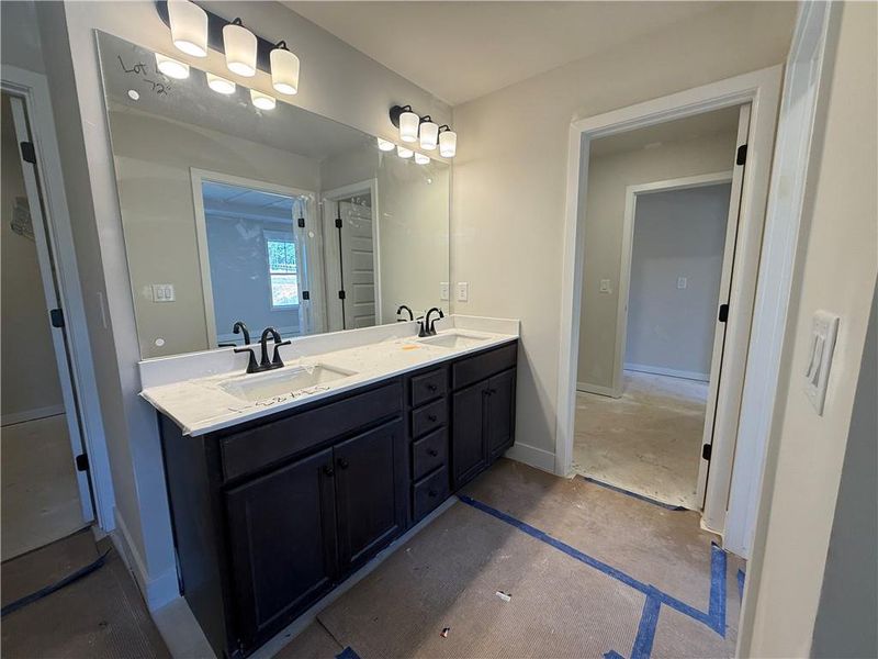 In-progress construction of a new home in The Towns at Auburn Station East, Auburn, GA (Image 14).