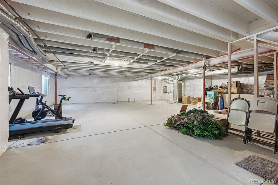 Full Unfinished Basement!