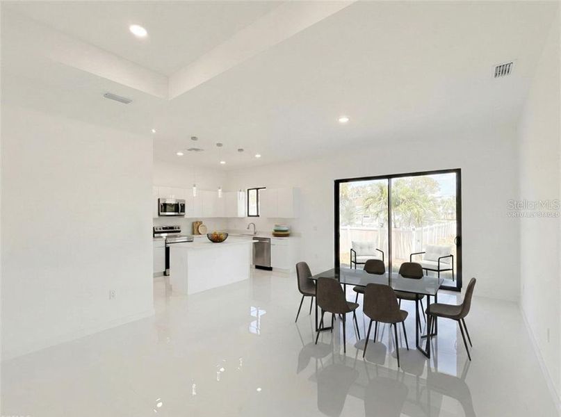 Furnished interior view inside a new home in , Cape Coral (Image 12).